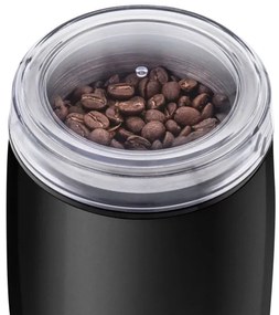 Sencor - Elektrický mlynček na zrnkovú kávu 60 g 150W/230V čierna/chróm