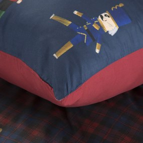 VIANOČNÉ OBLIEČKY Z MIKROVLÁKNA PETER 160X200 CM, 2KS 70X80 CM VZOROVANÉ