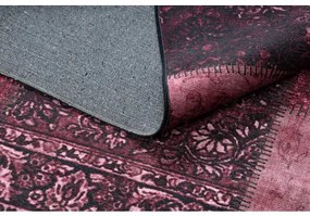 Koberec ANTIKA 127 tek, moderný patchwork, grécky umývateľný - ružový Veľkosť: 160x220 cm