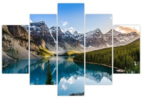 Obraz - Kanada, Národný park Banff, Moraine Lake (150x105 cm)