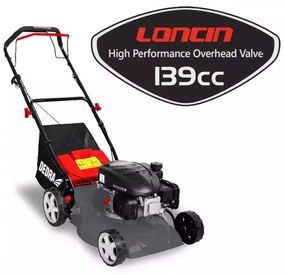Samochodná motorová kosačka 2,4kW,139cc Loncin,43cm