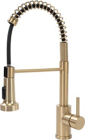 Rea Colin, stojanková kuchynská batéria, zlatá matná, REA-B4821