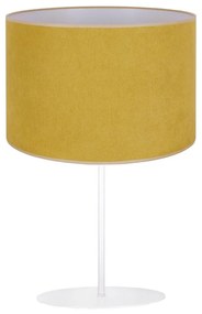 Duolla - Stolná lampa BRISTOL 1xE14/15W/230V pr. 17,5 cm žltá/biela