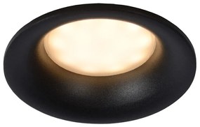 Lucide 09923/01/30 ZIVA - Zapustené bodové svietidlo do kúpeľne - priemer 8,5 cm - 1xGU10 - IP44 - Čierne