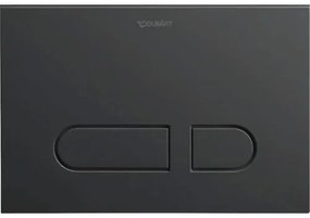 Ovládacie tlačidlo Duravit- DuraSystem pre WC matná čierna WD5001031000