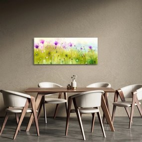 Obraz - Lúčne kvety (120x50 cm)