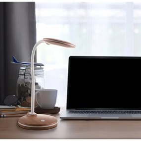 Globo 522901466X - LED Stmievateľná stolná lampa CHARLY LED/4W/230V hnedá