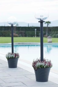 BAMA Kvetináč TULIPANO, set 4ks, antracit