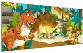 Obraz - Dinosauria (120x50 cm)