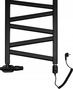 Regnis Kalipso MIX, Vykurovacie teleso 540x1800mm, 704W, čierna matná, MK180/50/D5/BLACK