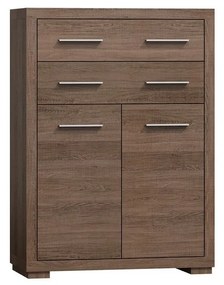 Komoda Kella KL7 (santana tmavá). Vlastná spoľahlivá doprava až k Vám domov. 1122350
