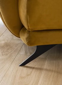 Kreslo MEGAN, horčicová (Monolith 48)