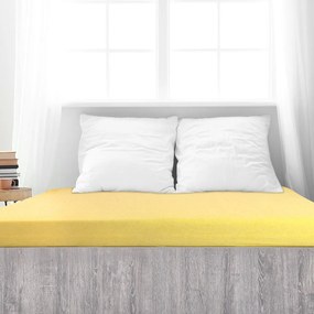 4Home froté prestieradlo Ideál žltá, 180 x 200 cm
