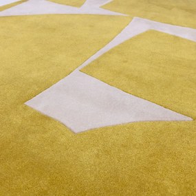 Okrovožltý ručne tkaný koberec z recyklovaných vlákien 200x290 cm Romy – Asiatic Carpets