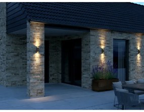 Nordlux - Vonkajšie nástenné svietidlo NICO 2xGU10/35W/230V IP54