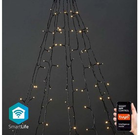 Nedis SmartLife LED Wi-Fi Teplá biela 200 LED 10 x 2 m Android/IOS WIFILXT01W200