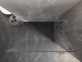 Mexen, Mexen Lunar L sprchová stena pravá 60 x 200 cm, priehľadná 8 mm, chróm - 830L-060-000-01-00-P
