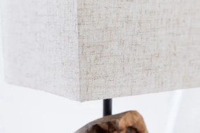 Stolová lampa 19478 Masív drevo/Bežová  - Komfort-nábytok