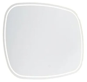 Moderné kúpeľňové zrkadlo 60x80 cm vrátane LED s dotykovým stmievačom IP44 - Miral