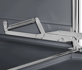 Kovový skriňový systém »CN3«, sivý