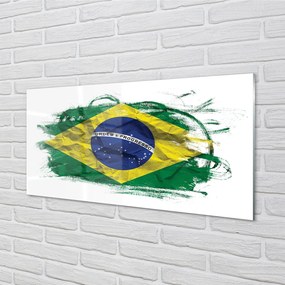 Obraz plexi Vlajka brazílie 125x50 cm