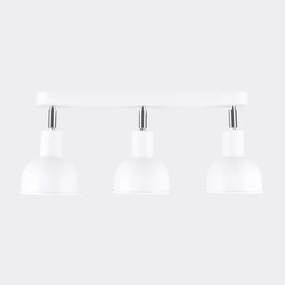 Sollux SL.1315 - Bodové svietidlo ELBA 3xE27/15W/230V biela