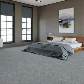 Lano, Metrážny koberec Sense 844, na mieru, šíře 4m,5m, šedá, ab (mriežka), chodba / predsieň