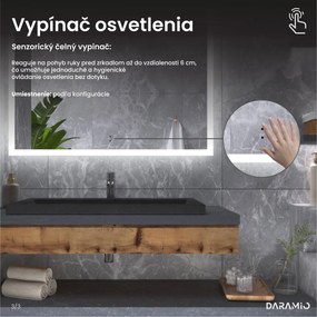 Zrkadlo s LED osvetlením F3