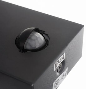 Eglo 97451 - Vonkajšie nástenné svietidlo so senzorom CALDIERO 1xE27/10W/230V IP44