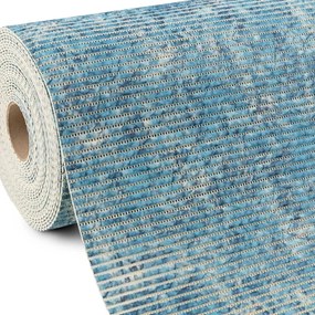 Kúpeľňová penová rohož / predložka PRO-078 Modrá batika - metráž šírka 65 cm
