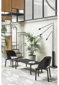 Čierny konferenčný stolík Teulat Atlas, 110 x 60 cm