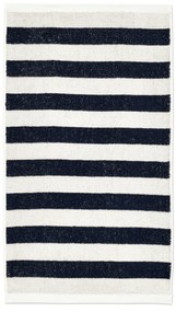 Kvalitné uteráky, 2 ks, tmavomodro-biele prúžky