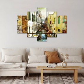 Obraz - Ulička v Benátkach (150x105 cm)