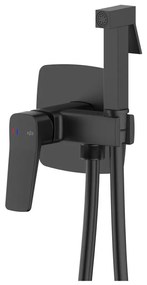 KFA Armatura 4529-512-81 - Bidetová batéria so sprškou pre podomietkovú inštaláciu MALAGA čierna