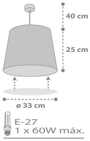 Dalber 82212B - Detský luster STAR LIGHT 1xE27/60W/230V biela