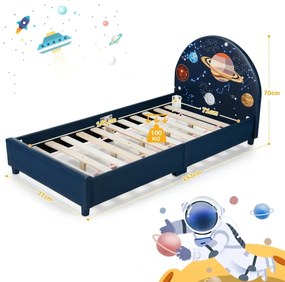 Detská posteľ, 151 x 76 x 70 cm | planéty