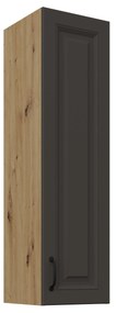 Horná kuchynská skrinka Sheila 30 G 108 1F (korpus: dub artisan + front: grafit). Vlastná spoľahlivá doprava až k Vám domov. 1134905