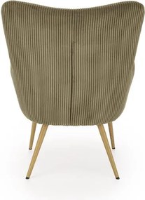 Kreslo Amario (olivová). Vlastná spoľahlivá doprava až k Vám domov. 1092496