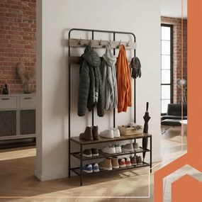 Vešiakový stojan s botníkom 182 cm Ruhhy 27036