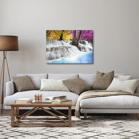 Obraz Erawan vodopádu v lese (70x50 cm)