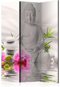 Artgeist Paraván - Buddha and Orchids [Room Dividers]