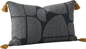 Dekoratívny vankúšik IMPRIME NOBALY 30x50 cm, sivý