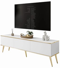 TV skrinka BOSTON III biela 175cm