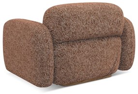 Oranžové/hnedé kreslo Ailani – Makamii