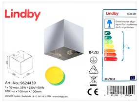 Lindby - Nástenné svietidlo NEHLE 1xG9/33W/230V