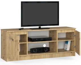 Stolík pod TV RTV 140 2D 1P dub artisan
