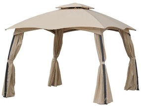 Záhradný pavilón 3x3 m béžový
