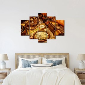 Obraz - Historické pomôcky námorníkov (150x105 cm)