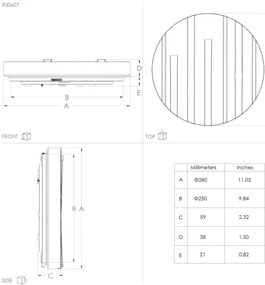 Eglo 900607 - LED Stropné svietidlo FERENTINO LED/10W/230V pr. 28 cm