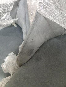 AKCIA Tmavosivá zamatová jedálenská stolička IMOLA II. akosť